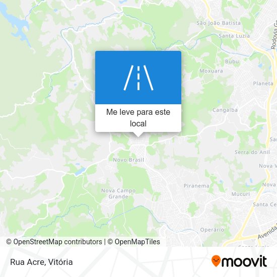Rua Acre mapa