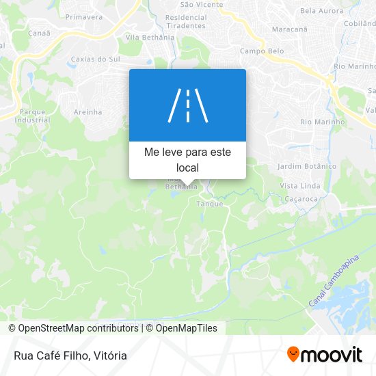 Rua Café Filho mapa