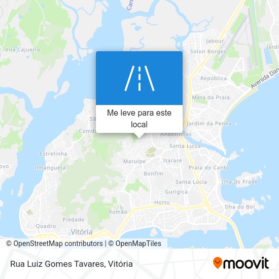 Rua Luiz Gomes Tavares mapa