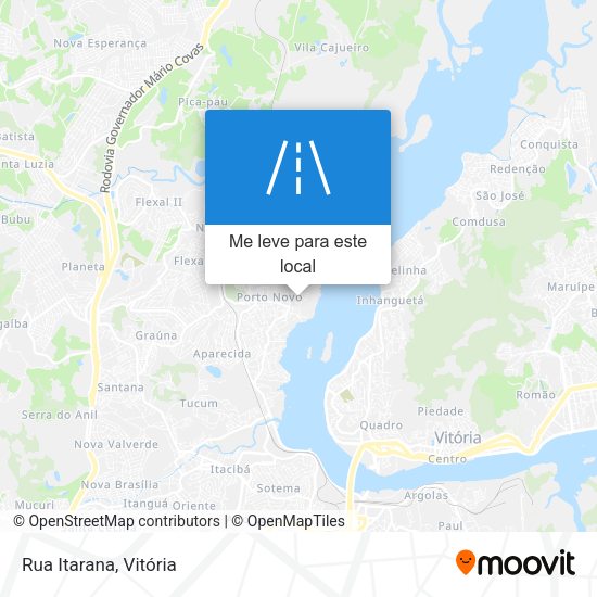 Rua Itarana mapa