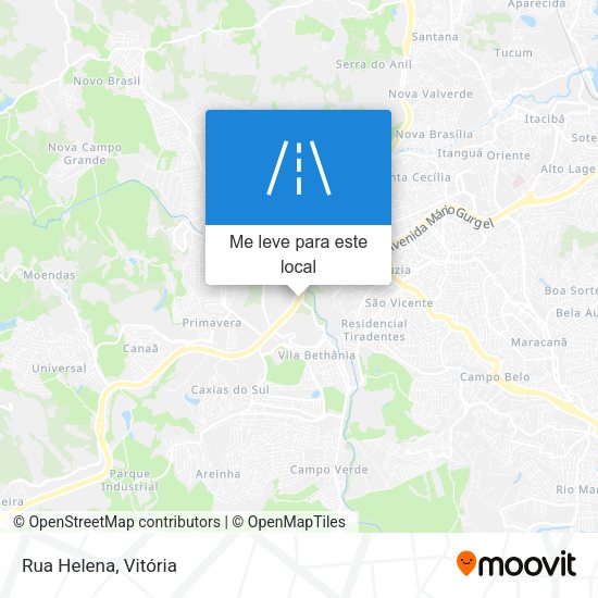 Rua Helena mapa