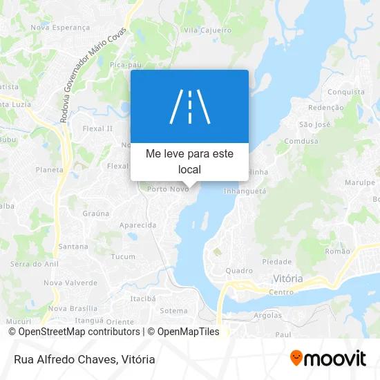 Rua Alfredo Chaves mapa