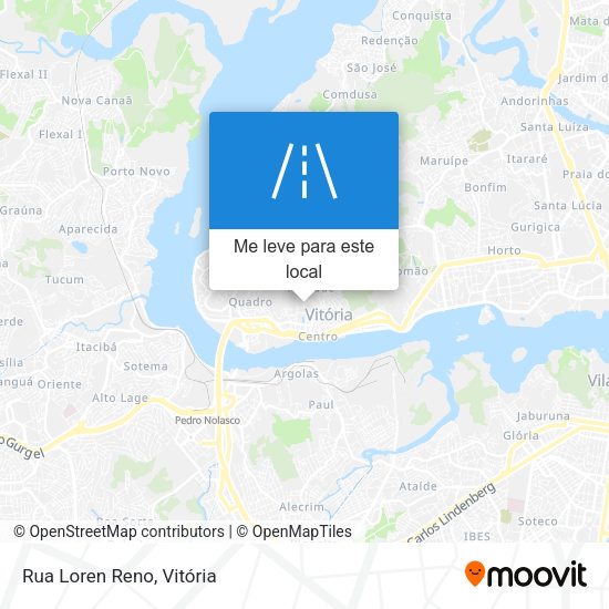 Rua Loren Reno mapa