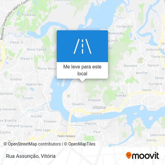 Rua Assunção mapa