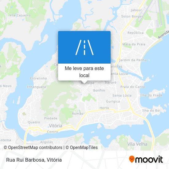 Rua Rui Barbosa mapa