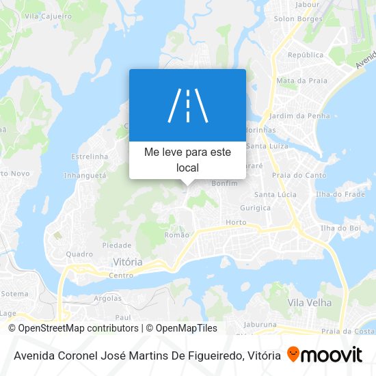 Avenida Coronel José Martins De Figueiredo mapa
