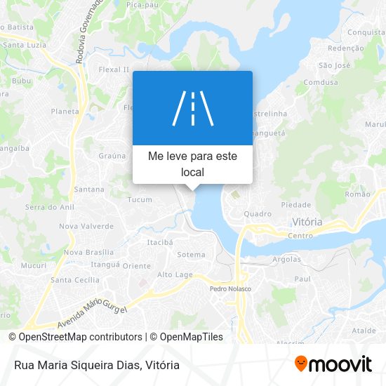 Rua Maria Siqueira Dias mapa