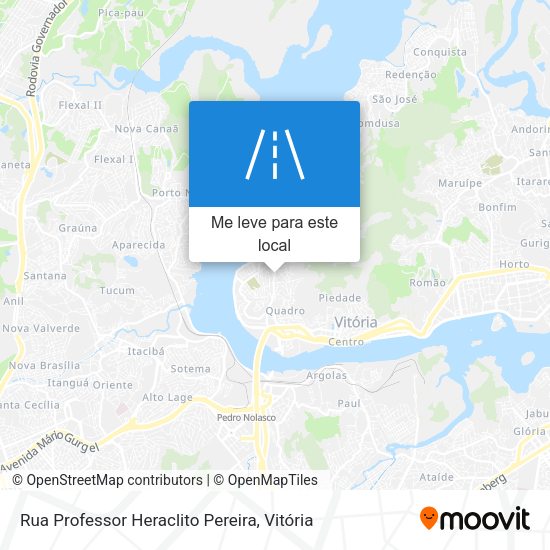 Rua Professor Heraclito Pereira mapa
