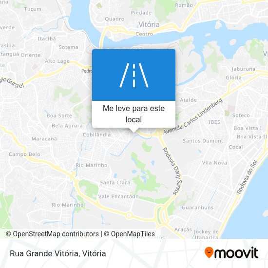 Rua Grande Vitória mapa