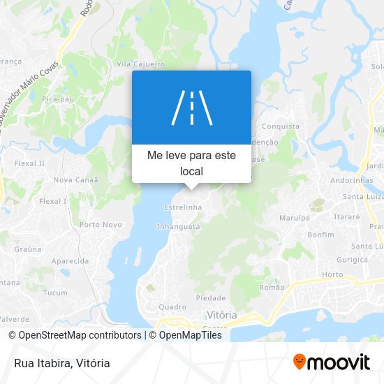 Rua Itabira mapa