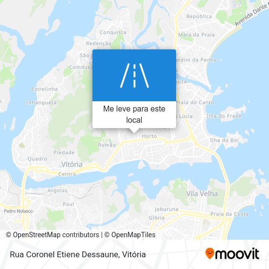 Rua Coronel Etiene Dessaune mapa