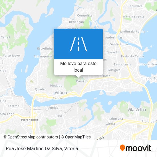 Rua José Martins Da Silva mapa
