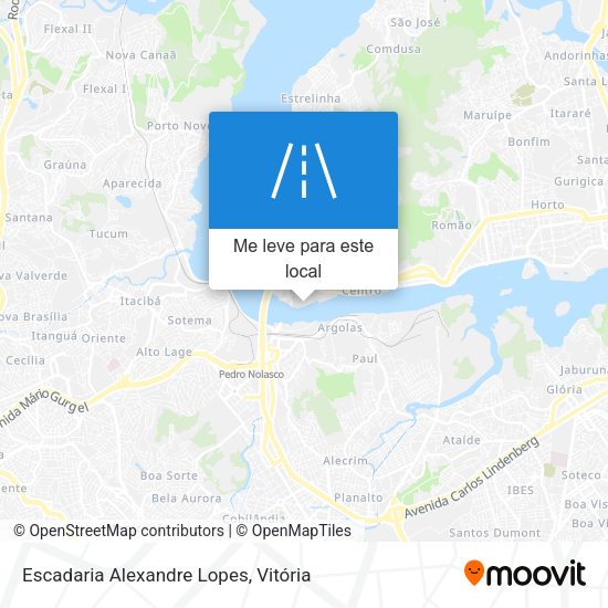 Escadaria Alexandre Lopes mapa