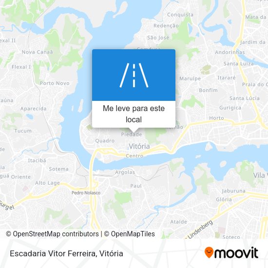 Escadaria Vitor Ferreira mapa