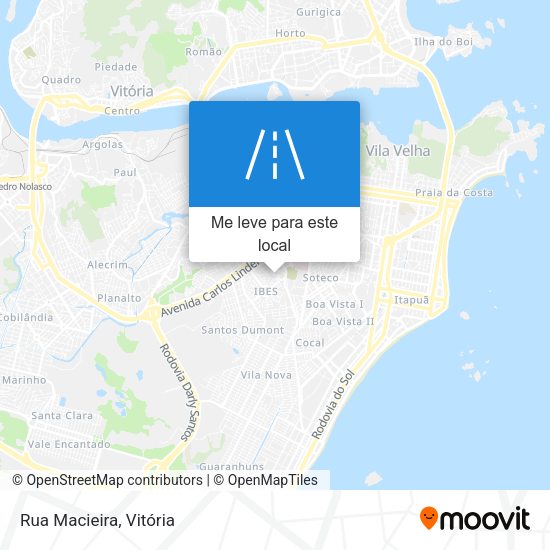 Rua Macieira mapa