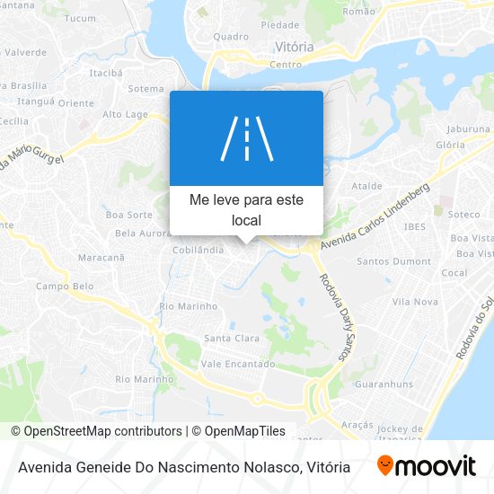 Avenida Geneide Do Nascimento Nolasco mapa