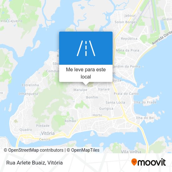 Rua Arlete Buaiz mapa