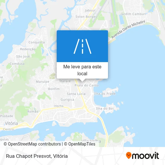 Rua Chapot Presvot mapa