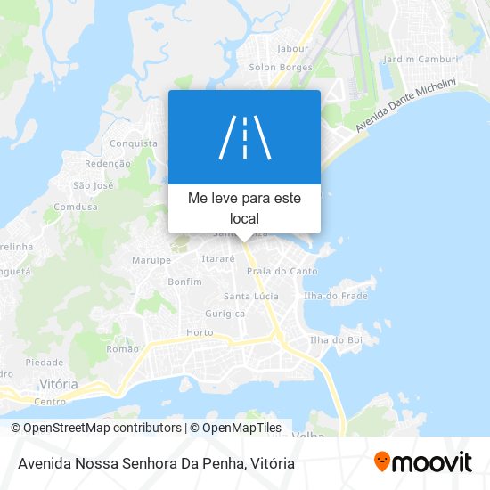 Avenida Nossa Senhora Da Penha mapa