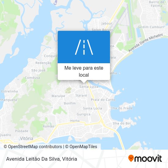 Avenida Leitão Da Silva mapa