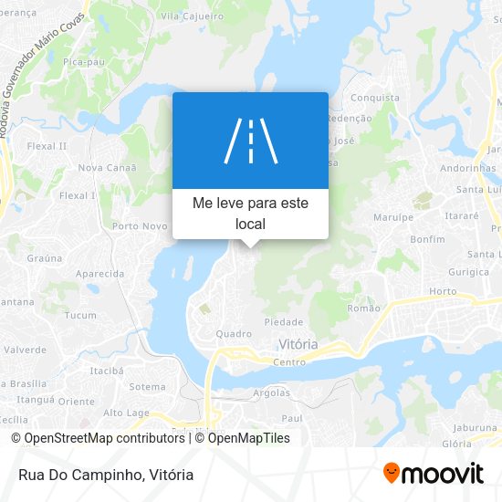 Rua Do Campinho mapa