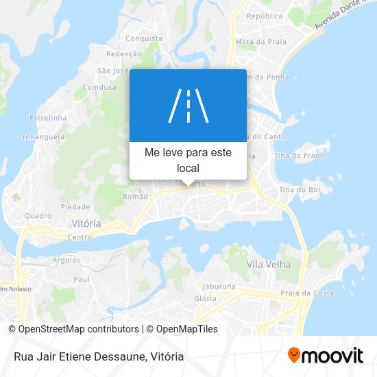 Rua Jair Etiene Dessaune mapa