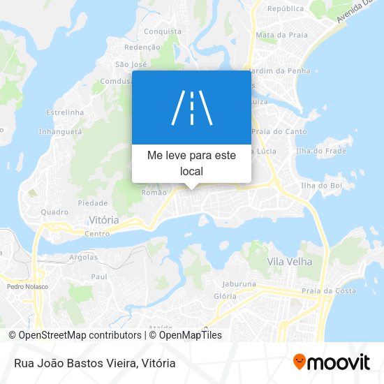 Rua João Bastos Vieira mapa