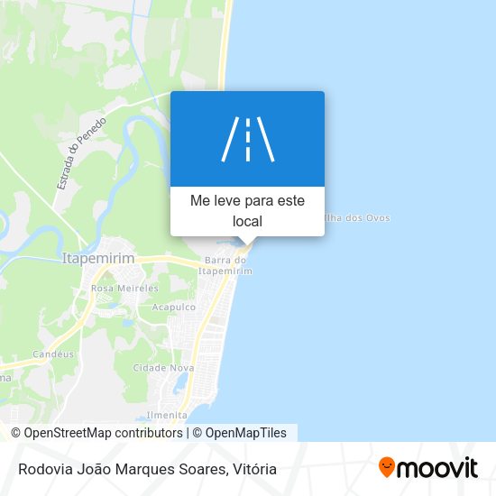 Rodovia João Marques Soares mapa