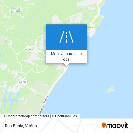 Rua Bahia mapa