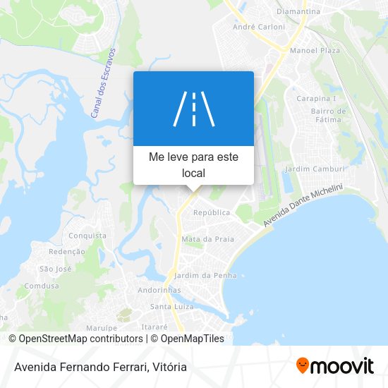 Avenida Fernando Ferrari mapa