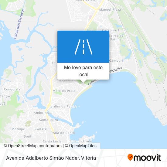 Avenida Adalberto Simão Nader mapa