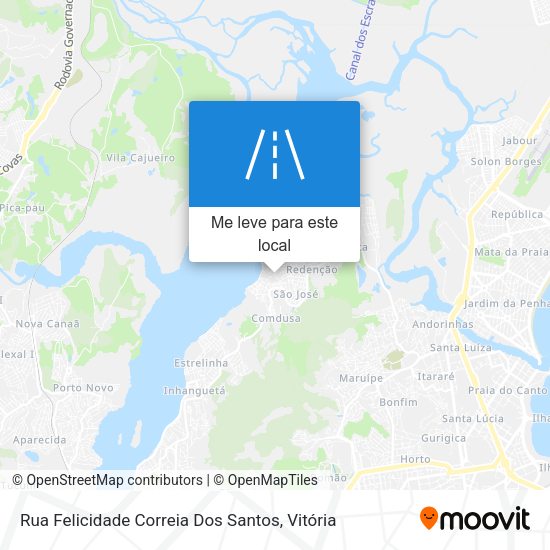 Rua Felicidade Correia Dos Santos mapa