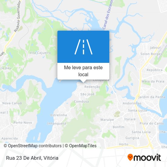 Rua 23 De Abril mapa