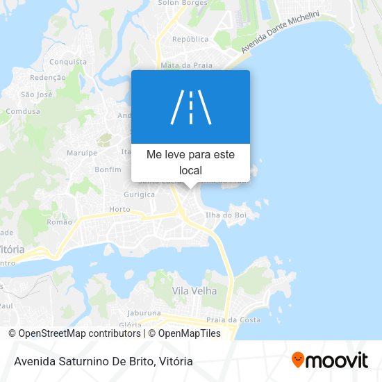 Avenida Saturnino De Brito mapa