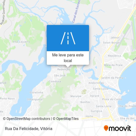 Rua Da Felicidade mapa
