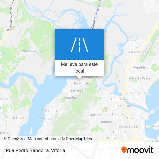 Rua Pedro Bandeira mapa