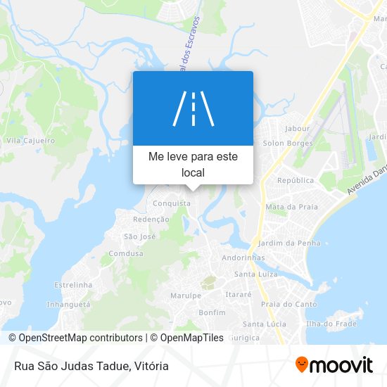 Rua São Judas Tadue mapa