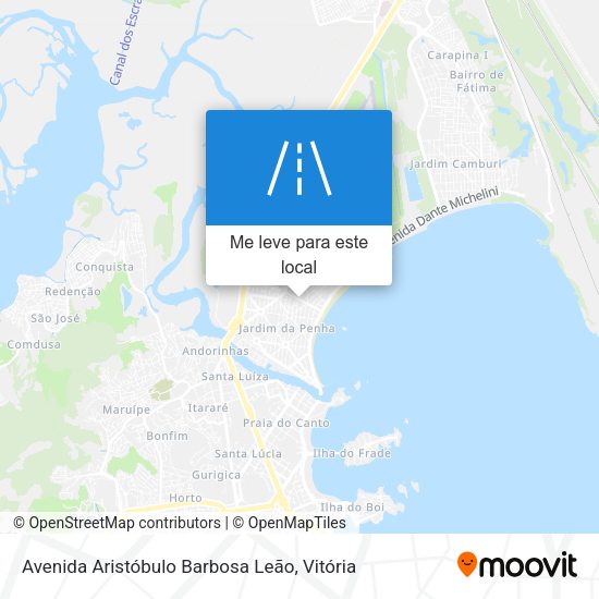 Avenida Aristóbulo Barbosa Leão mapa