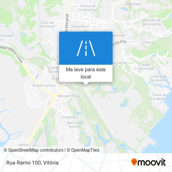 Rua Ramo 100 mapa