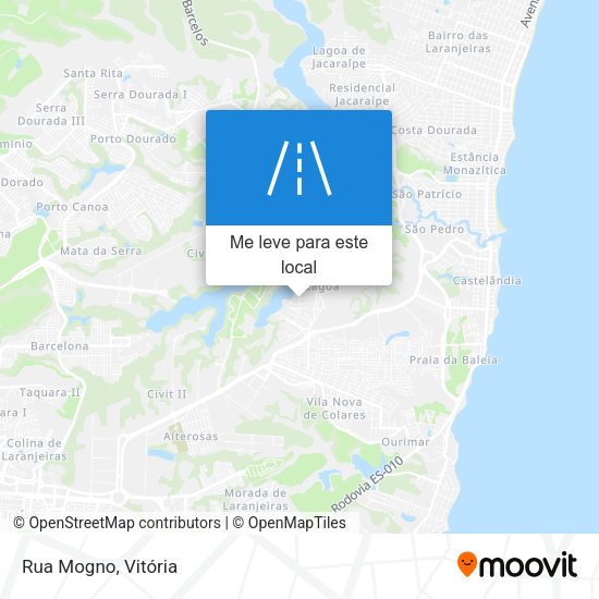 Rua Mogno mapa