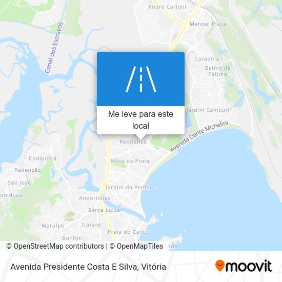 Avenida Presidente Costa E Silva mapa