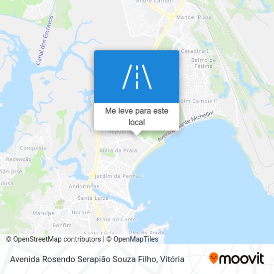 Avenida Rosendo Serapião Souza Filho mapa