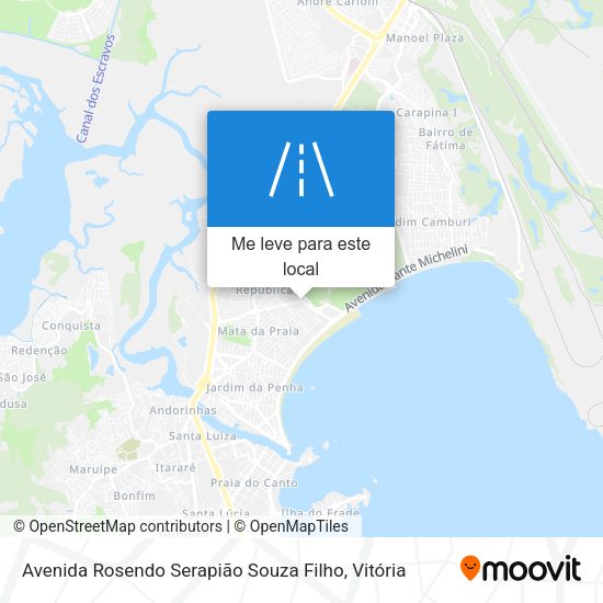 Avenida Rosendo Serapião Souza Filho mapa
