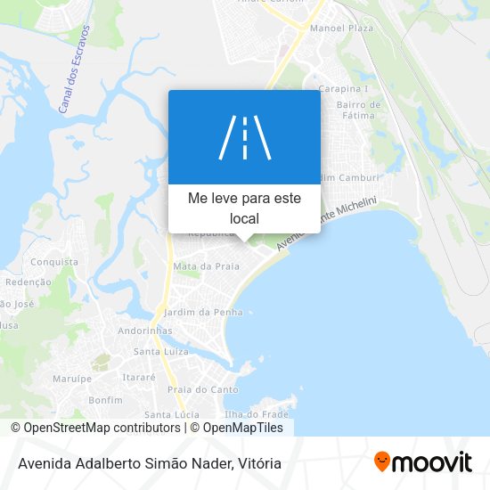 Avenida Adalberto Simão Nader mapa