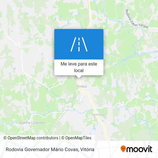 Rodovia Governador Mário Covas mapa
