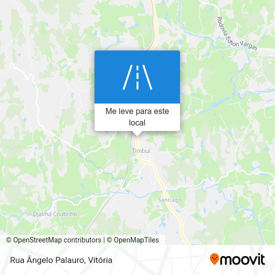 Rua Ângelo Palauro mapa