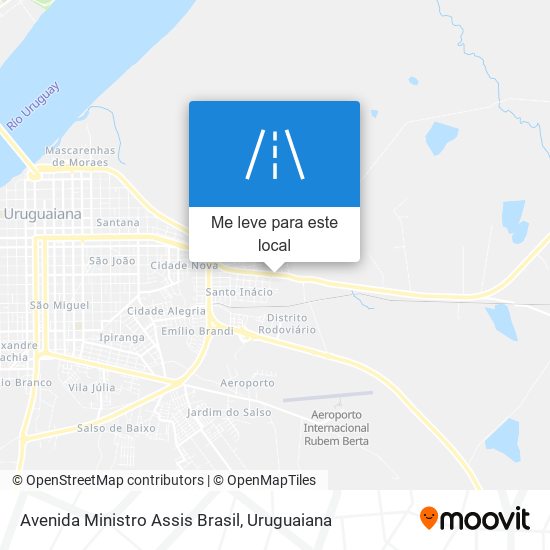 Avenida Ministro Assis Brasil mapa
