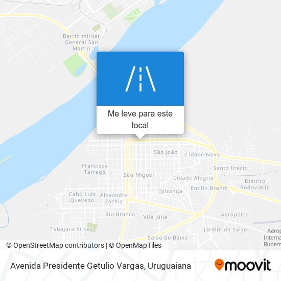 Avenida Presidente Getulio Vargas mapa