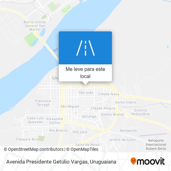 Avenida Presidente Getúlio Vargas mapa
