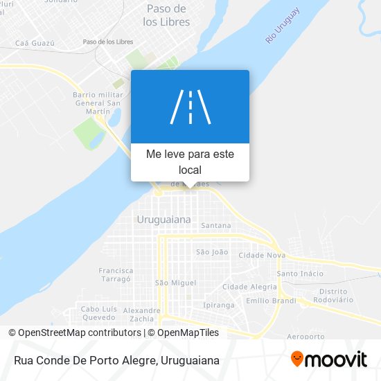 Rua Conde De Porto Alegre mapa